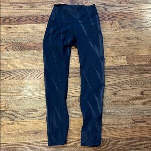 lululemon athletica High-Rise Navy Blue (marbled) Leggings